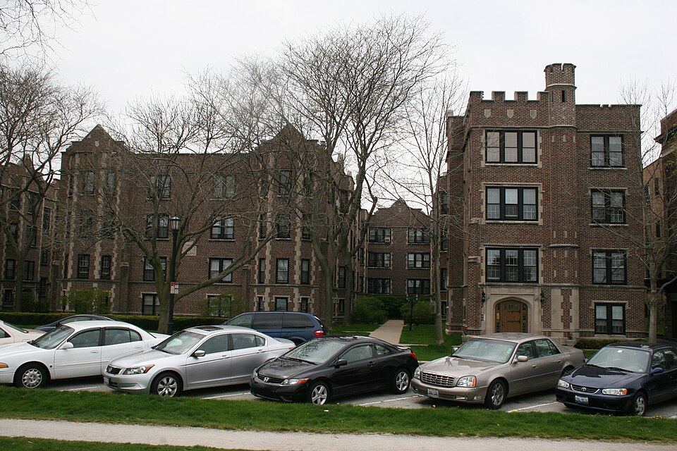 Photograph of Evanston Towers