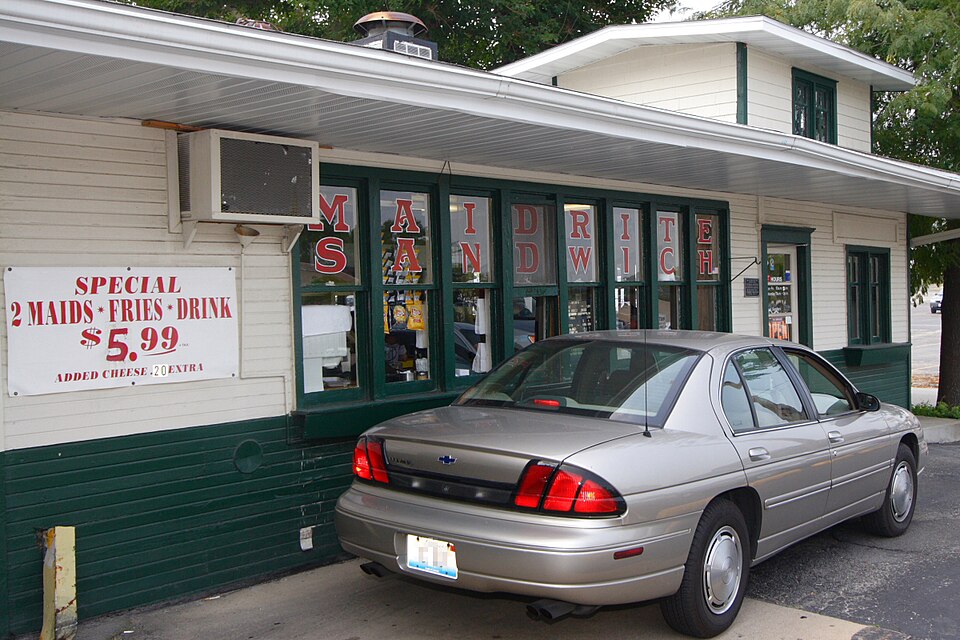 Photograph of Maid-Rite Sandwich Shop