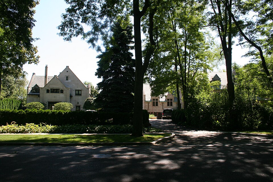 Photograph of Edward Kirk Warren House and Garage