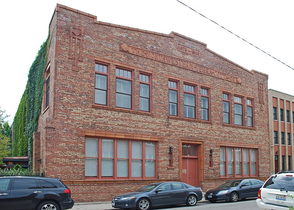 Photograph of Northwestern Terra Cotta Company Building