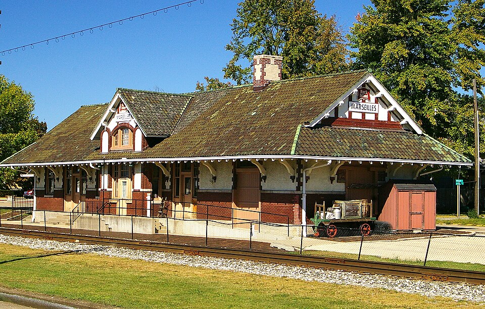 Photograph of Chicago, Rock Island and Pacific Railroad Depot
