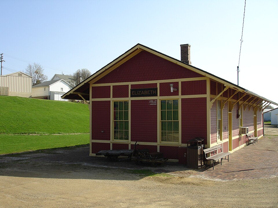 Photograph of Chicago Great Western Railroad Depot