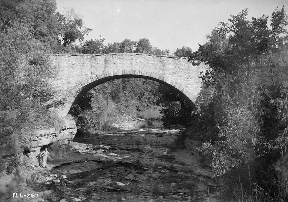 Photograph of Fall Creek Stone Arch Bridge