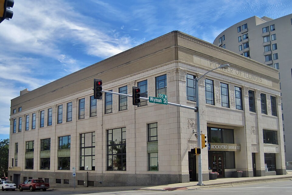 Photograph of Rockford Morning Star Building