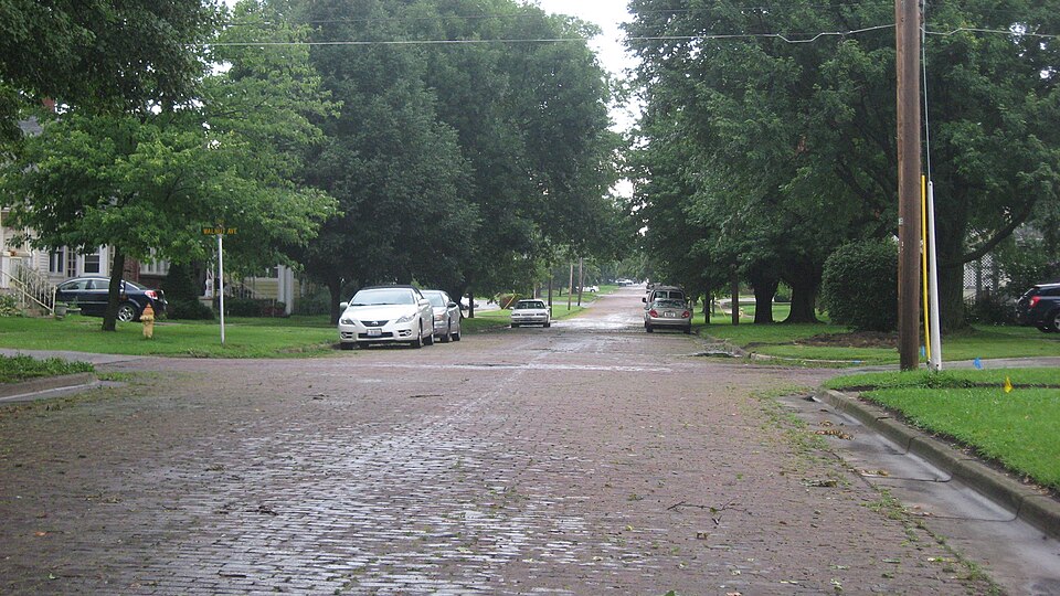 Photograph of Fifteenth Street and Oklahoma Avenue Brick Street