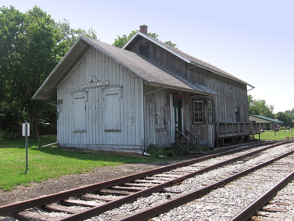 Photograph of Pleasant Lake Depot