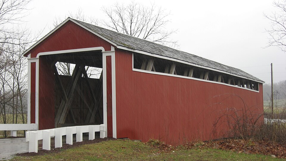 Photograph of Stockheughter Covered Bridge