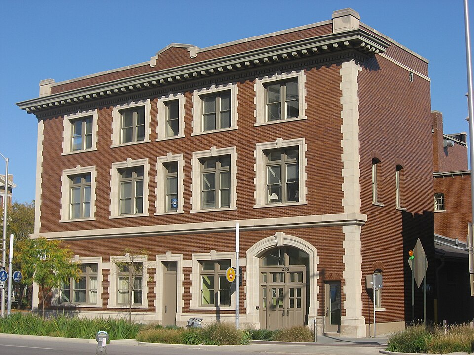 Photograph of Indianapolis Fire Headquarters and Municipal Garage