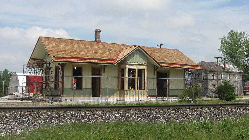 Photograph of Wabash Railroad Depot