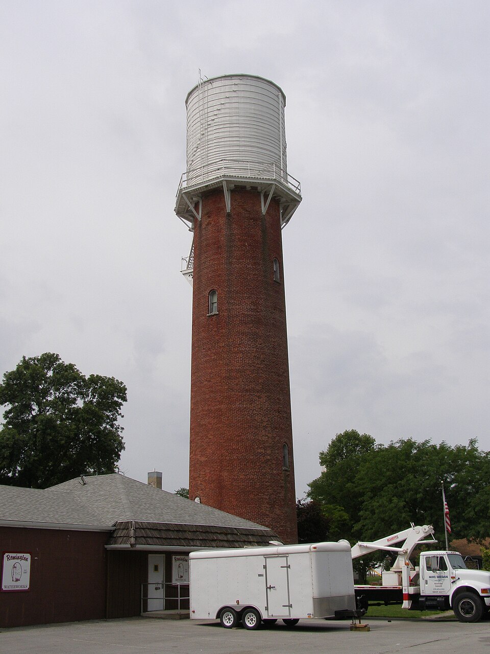Photograph of Remington Water Tower and Town Hall