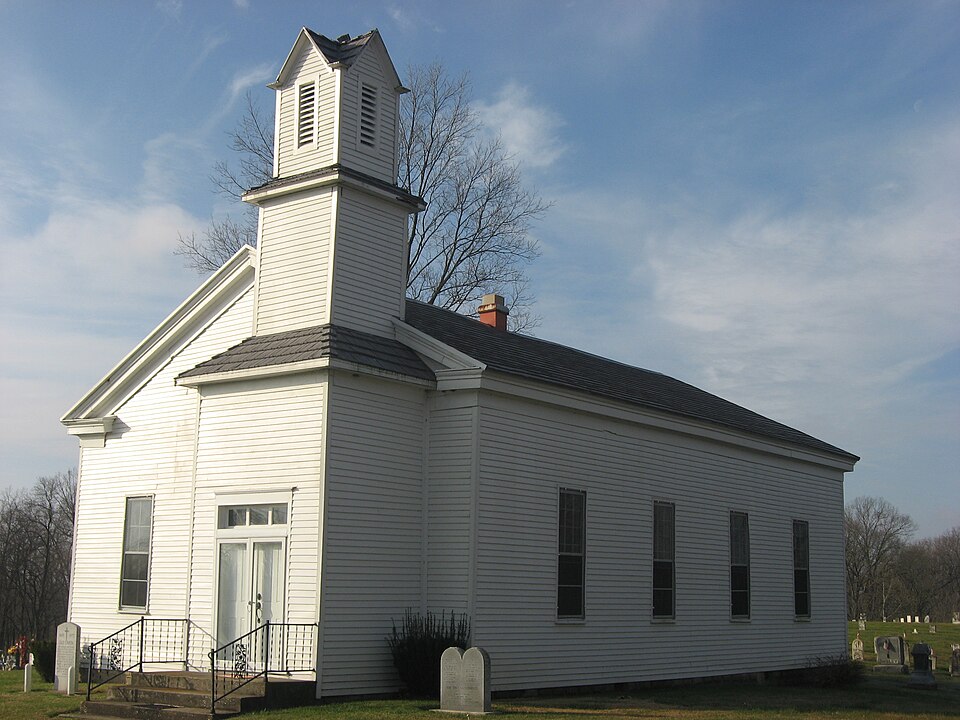 Photograph of Old Union Church and Cemetery