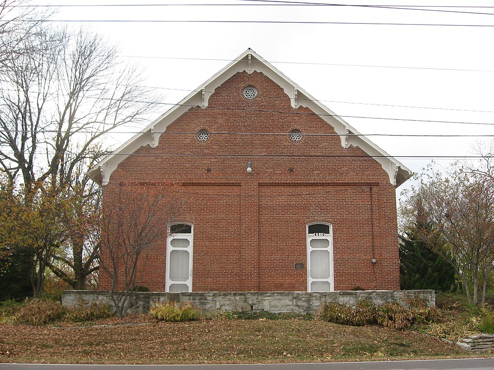 Photograph of Big Run Baptist Church and Cemetery