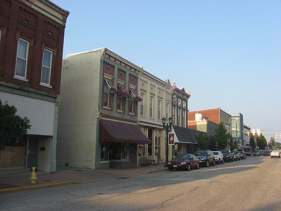 Photograph of Huntingburg Commercial Historic District