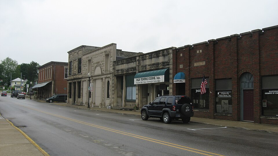 Photograph of Ellettsville Downtown Historic District
