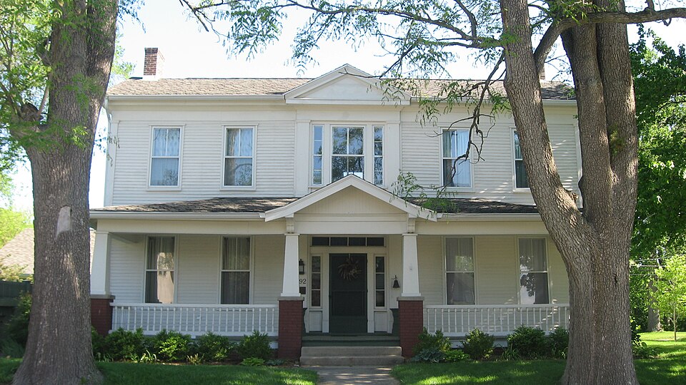 Photograph of Dr. Jeremiah and Ann Jane DePew House