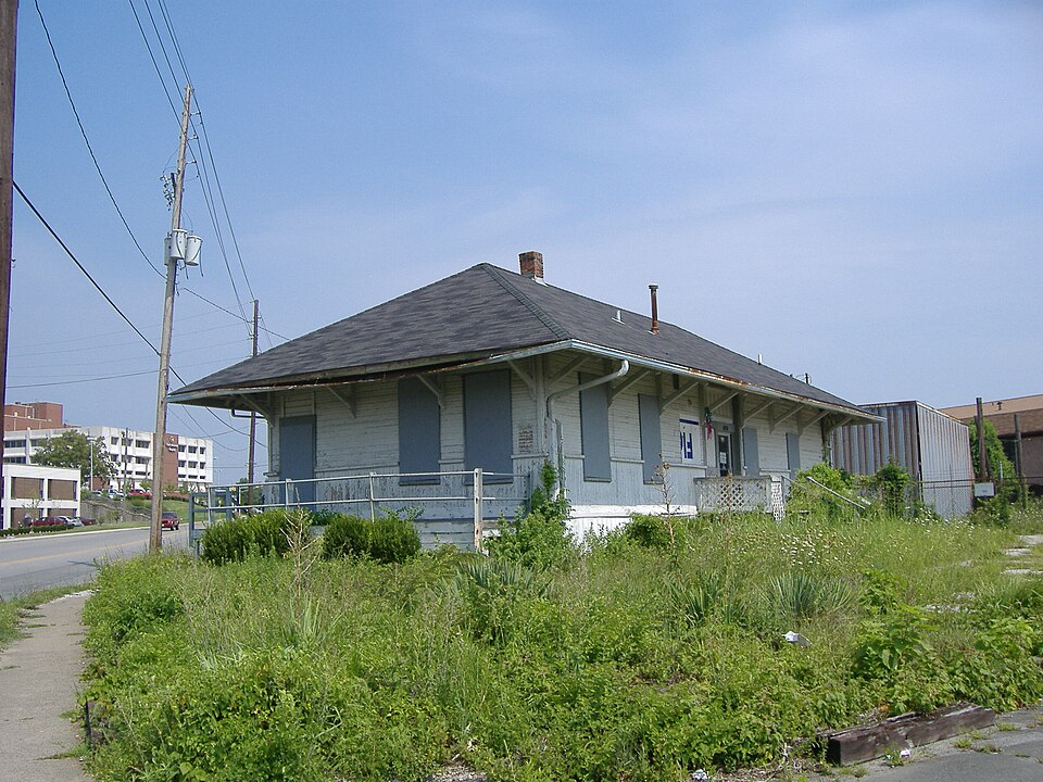 Photograph of Spring Street Freight House