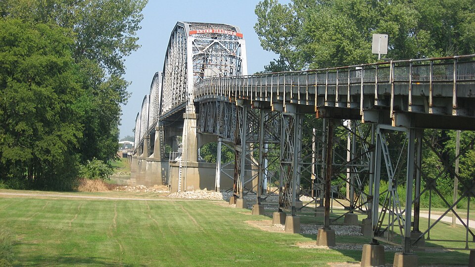 Photograph of New Harmony Toll Bridge