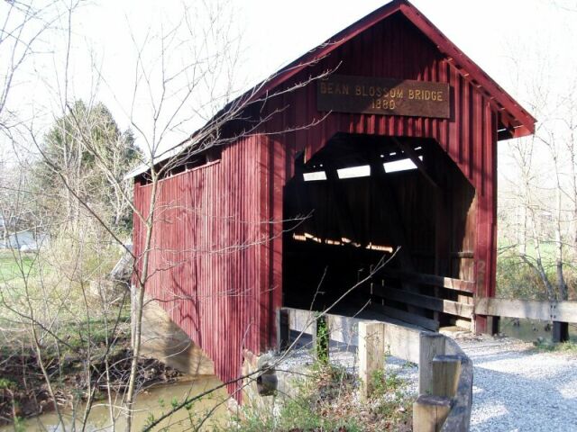 Photograph of Bean Blossom Covered Bridge