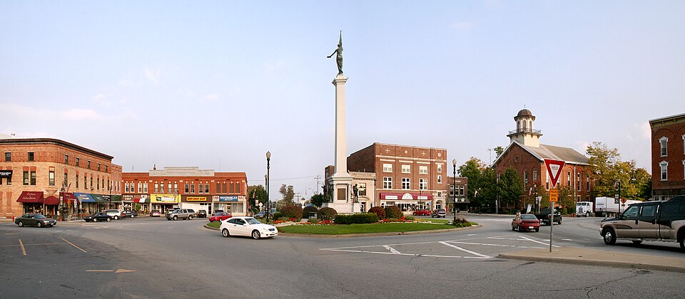 Photograph of Angola Commercial Historic District