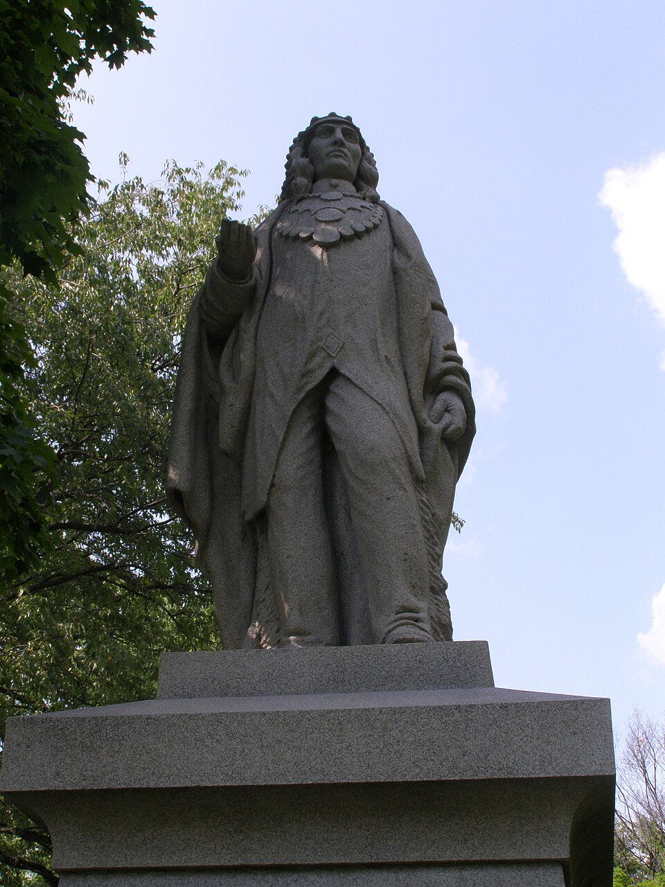 Photograph of Chief Menominee Memorial Site