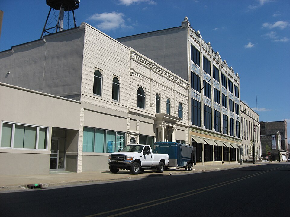 Photograph of Hohman Avenue Commercial Historic District