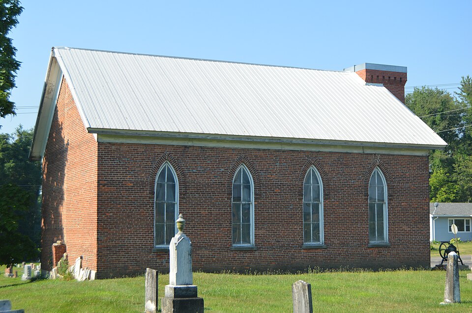 Photograph of Hopewell Methodist Episcopal Church and Cemetery