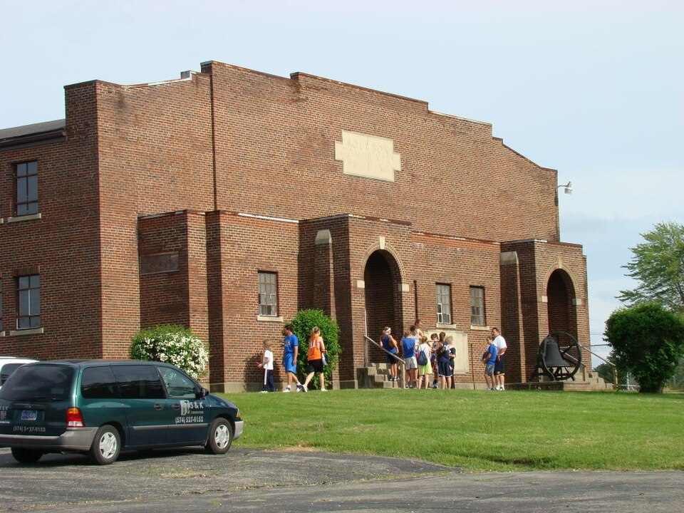 Photograph of Bourbon Community Building-Gymnasium