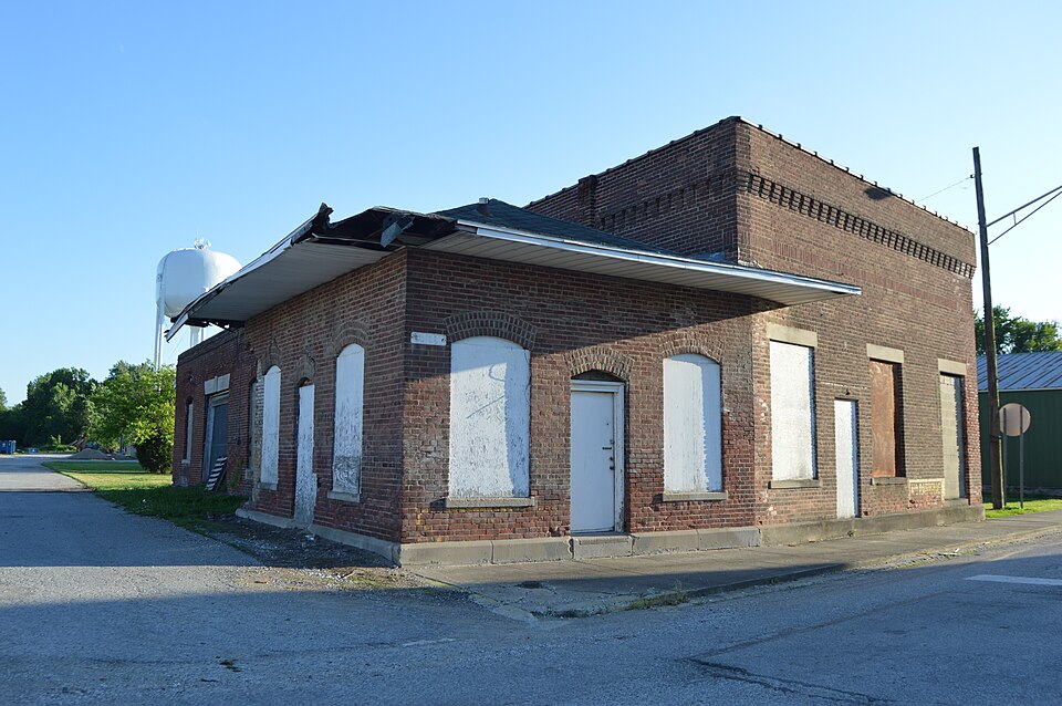 Photograph of Shelburn Interurban Depot-THI&E Interurban Depot