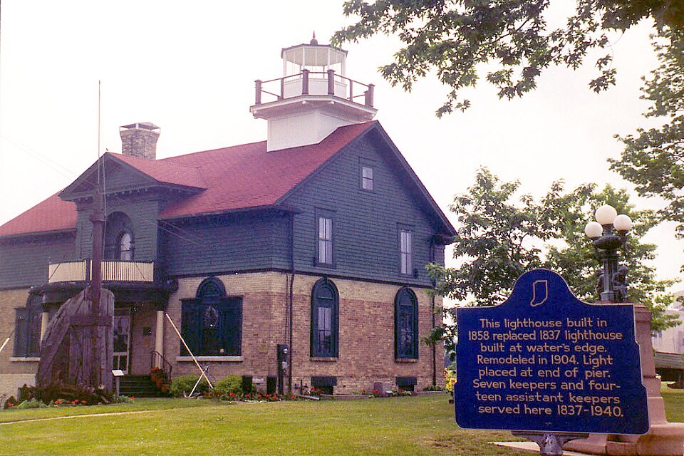 Photograph of Old Michigan City Light
