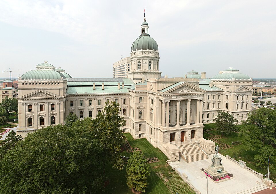 Photograph of Indiana Statehouse