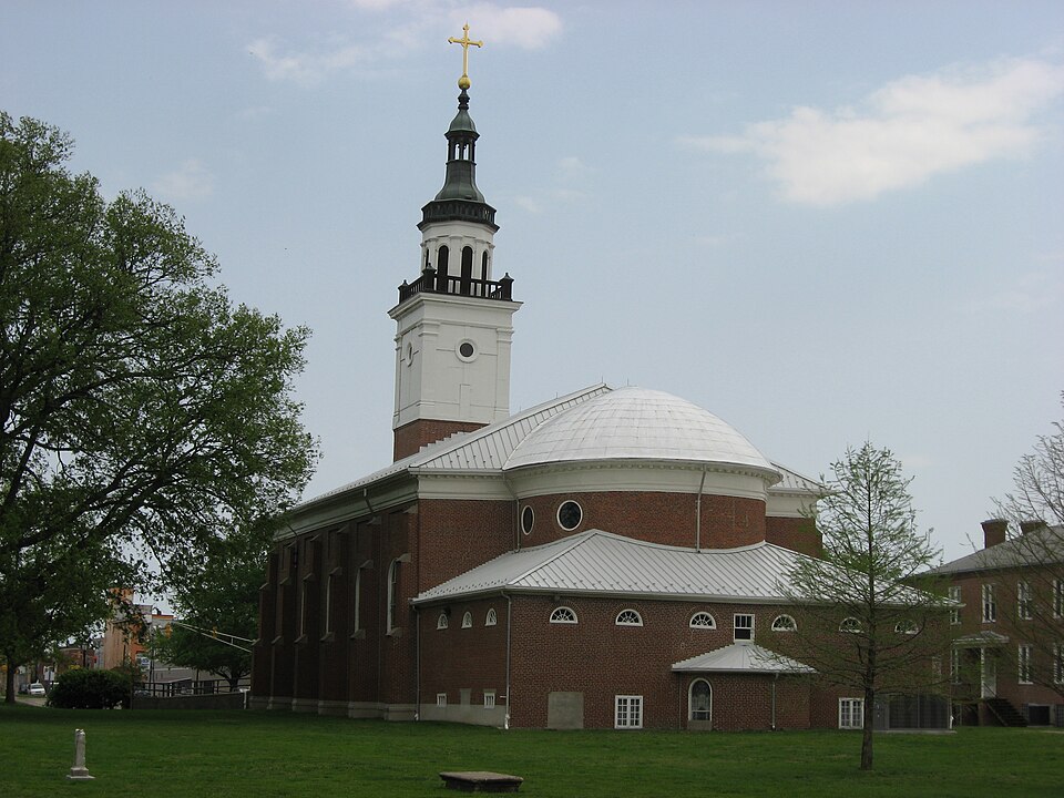 Photograph of St. Francis Xavier Cathedral and Library