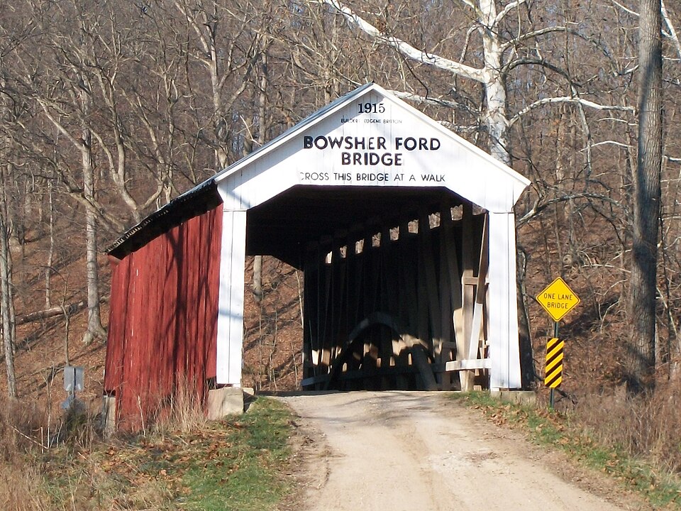 Photograph of Bowsher Ford Covered Bridge