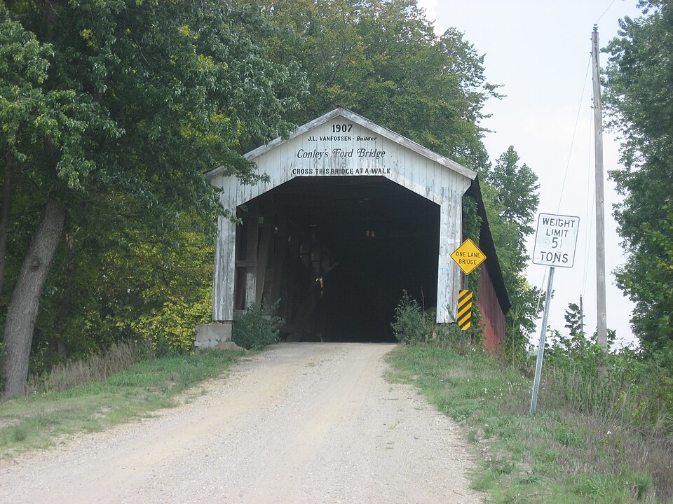 Photograph of Conley's Ford Covered Bridge