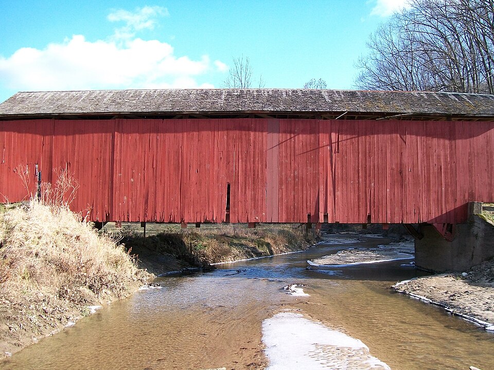 Photograph of Harry Evans Covered Bridge