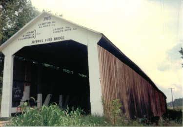 Photograph of Jeffries Ford Covered Bridge