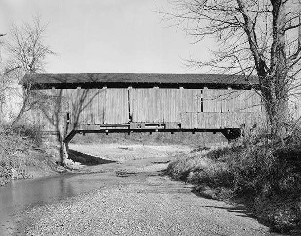 Photograph of Leatherwood Station Covered Bridge