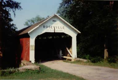 Photograph of Roseville-Coxville Covered Bridge