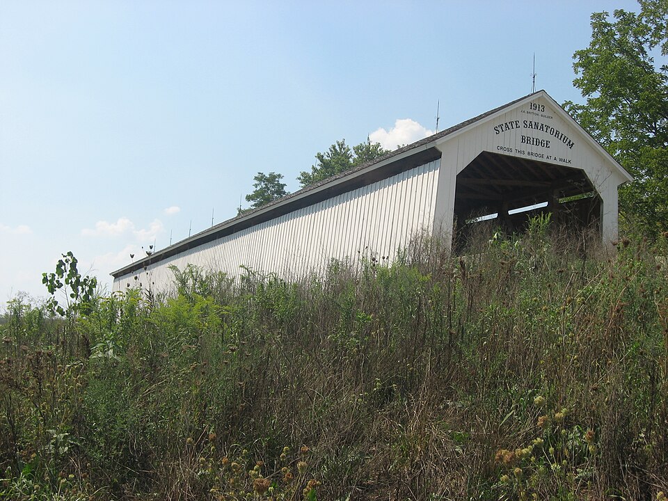 Photograph of State Sanitorium Covered Bridge