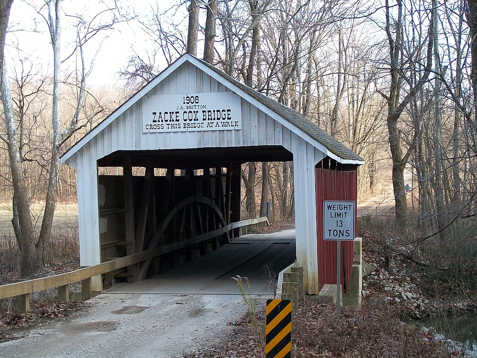 Photograph of Zacke Cox Covered Bridge