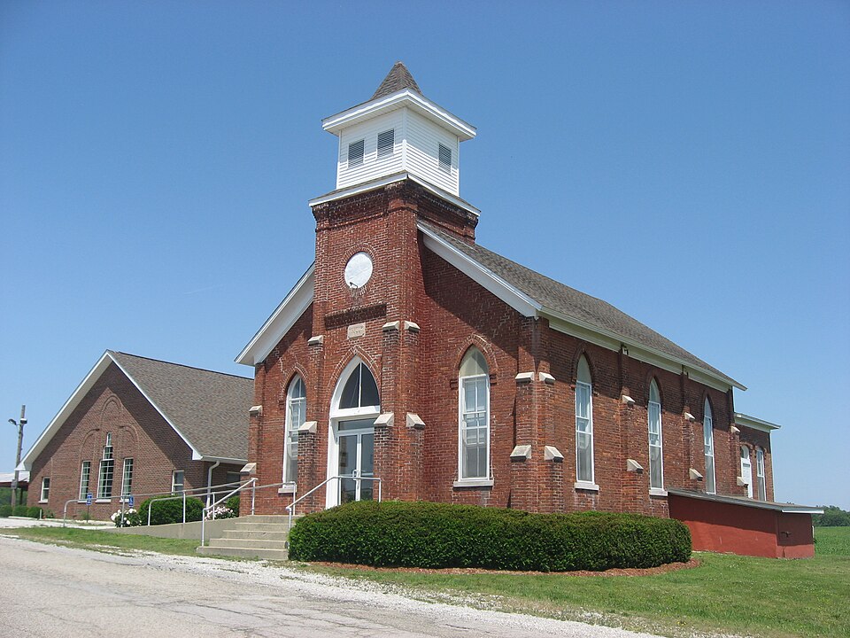 Photograph of Salem Methodist Episcopal Church (Clinton, Indiana)