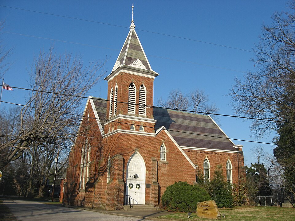Photograph of McJohnston Chapel and Cemetery