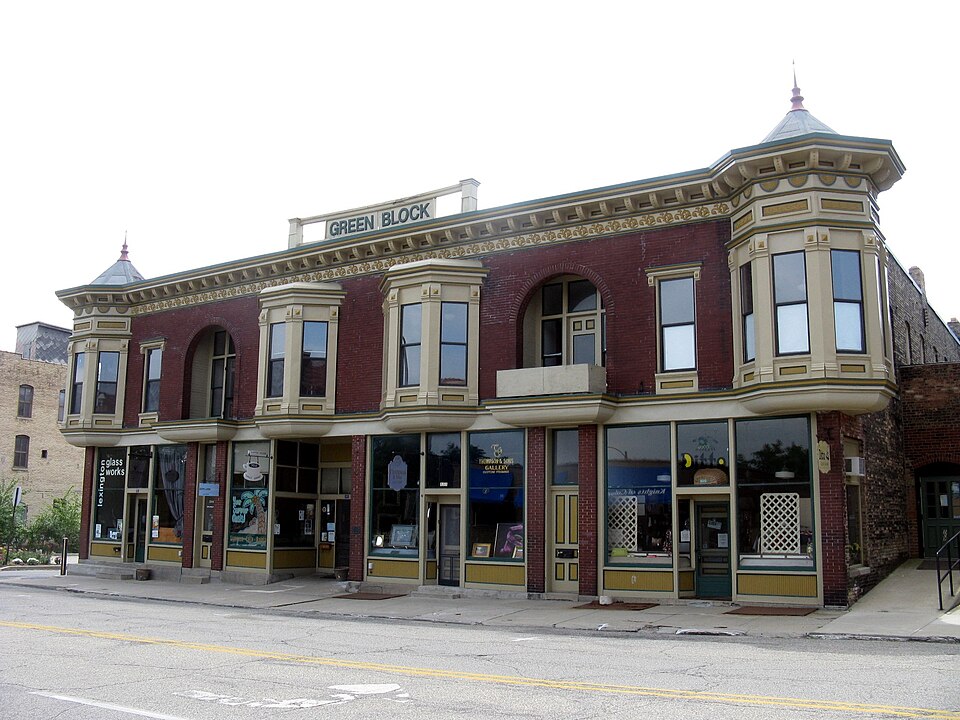 Photograph of Green Block