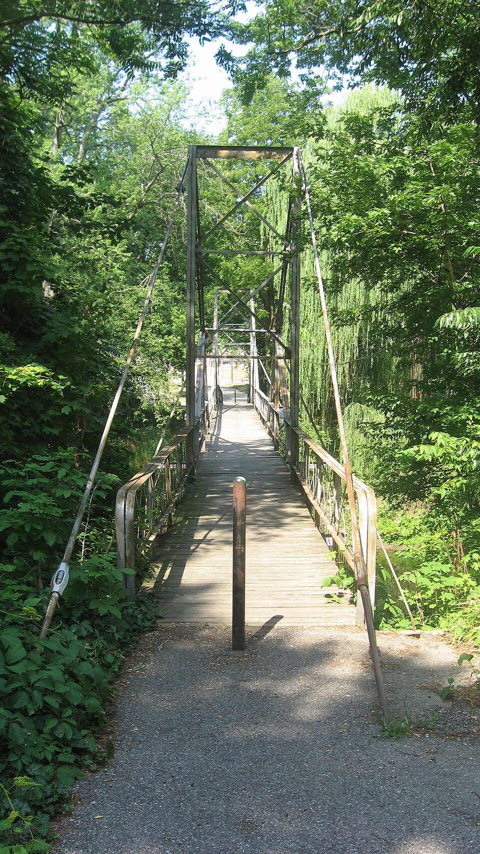 Photograph of East Laporte Street Footbridge