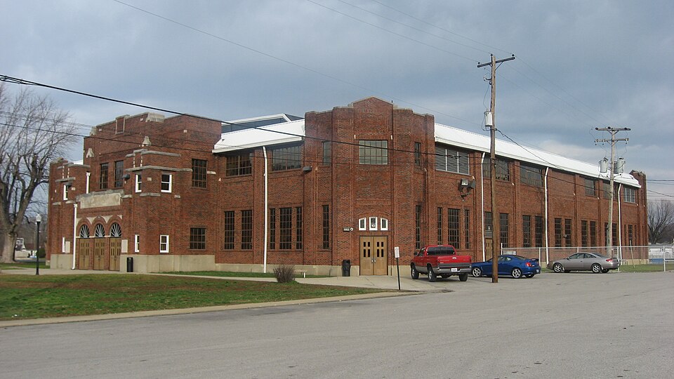 Photograph of Martinsville High School Gymnasium