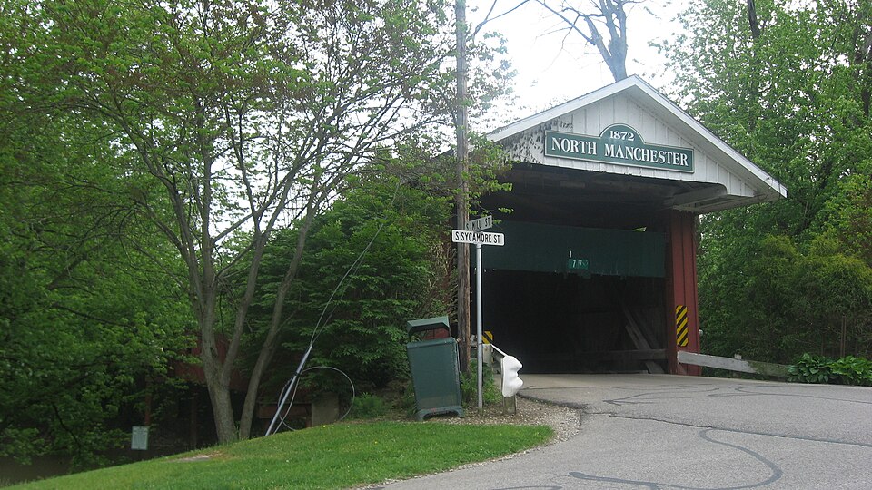 Photograph of North Manchester Covered Bridge