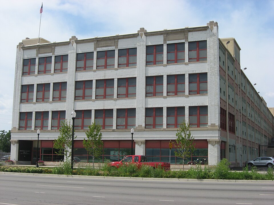 Photograph of Cole Motor Car Company building