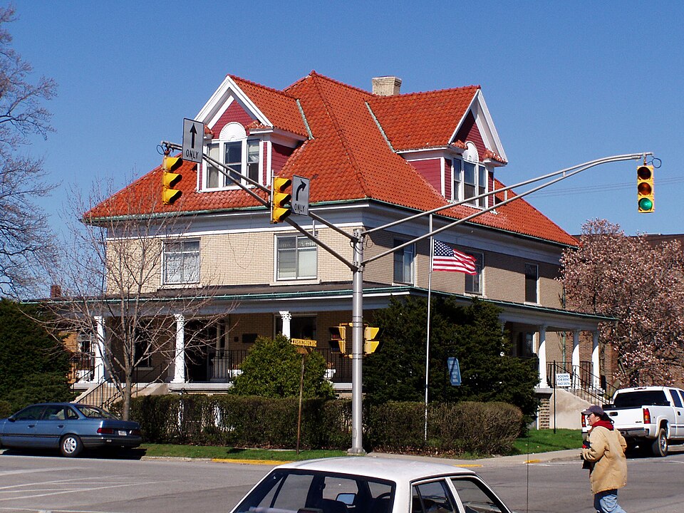 Photograph of Dr. David J. Loring Residence and Clinic