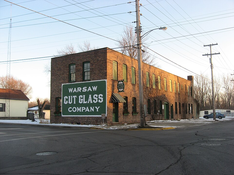 Photograph of Warsaw Cut Glass Company