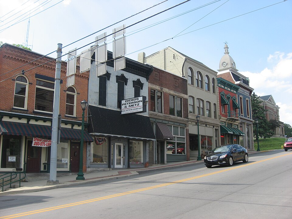 Photograph of Downtown Wabash Historic District