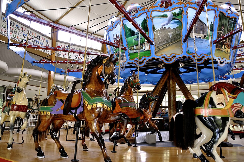 Photograph of Spencer Park Dentzel Carousel